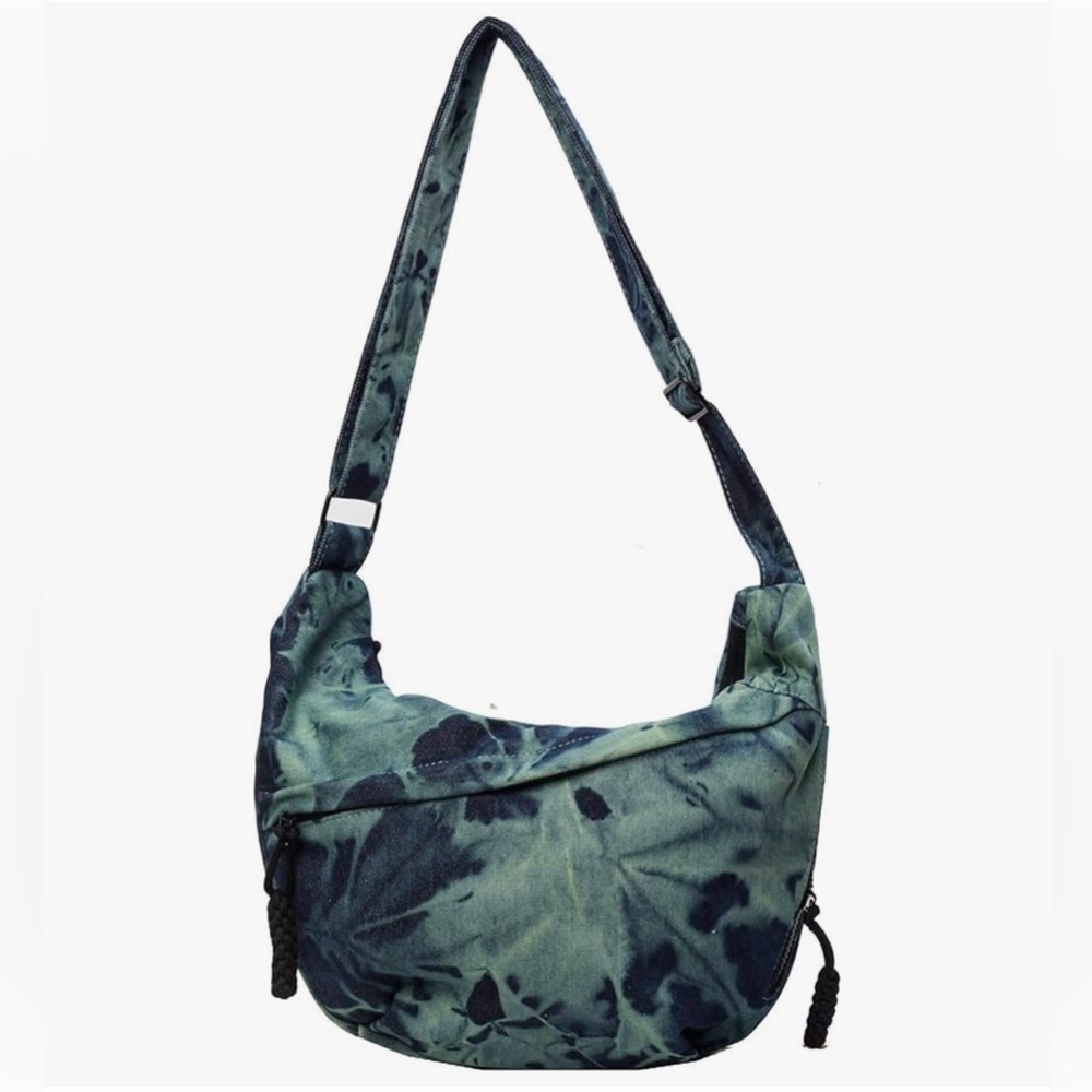 Denim style Tie-Dye Shoulder Bag - Women